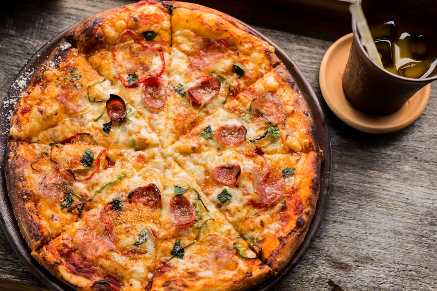 Wood-fired pizza